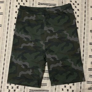 Camo Biker Shorts